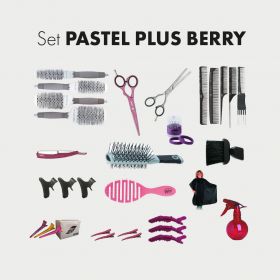 Učňovský set Pastel Plus Berry pro praváky s nůžkami Jaguar 83855
